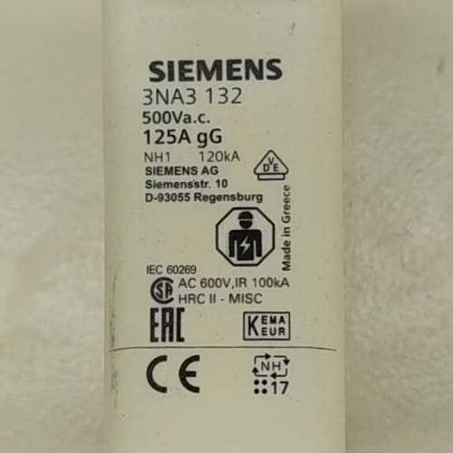 SIEMENS 西门子3NA3 132 熔断器--议价商品
