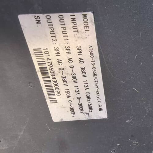 东元变频器AT500-T3-055G，55KW大功率，380--议价商品