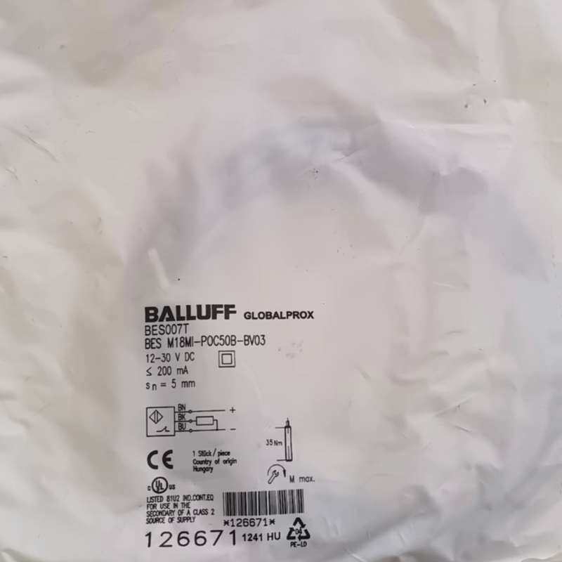 【全新正品,特价出】BALLUFF巴鲁夫 BES007T B--议价商品