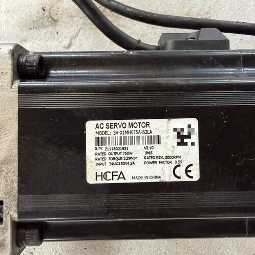 禾川HCFA伺服电机 SV-X1MH075A-B2LA，75--议价商品