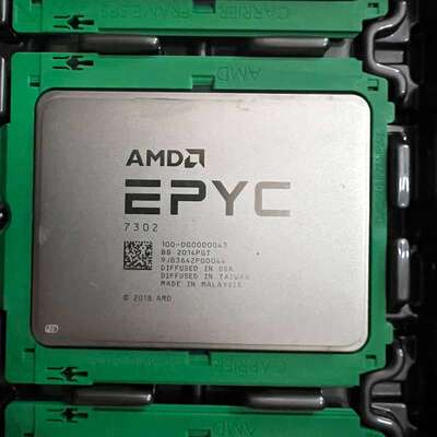 AMD EPYC 7302服务器CPU，拆机新 绿色原装包装--议价商品