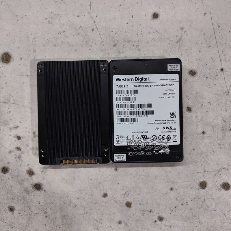 西部数据 SN840 7.68TB WUS4BA176DSP3X1--议价商品