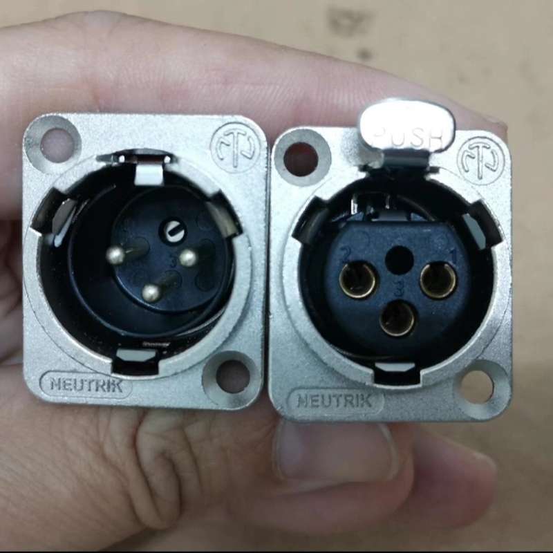全新 NC3MD-H瑞士纽崔克NEUTRIK优曲克三芯卡侬公--议价商品