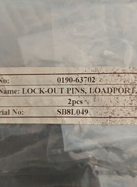 AMAT 锁定销 0190-63702，原装进口，全新17个--议价商品
