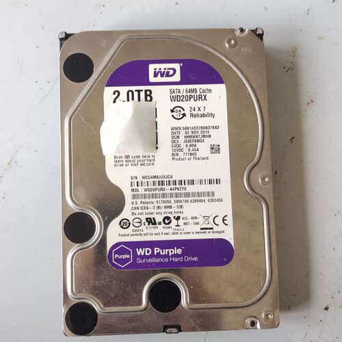 议价 WD Purple 2TB WD20PURX 3.5寸--议价商品