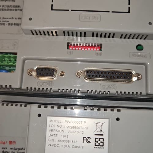 海泰克PWS6600T-P触摸屏，成色漂亮，功能包好，原厂画--议价商品
