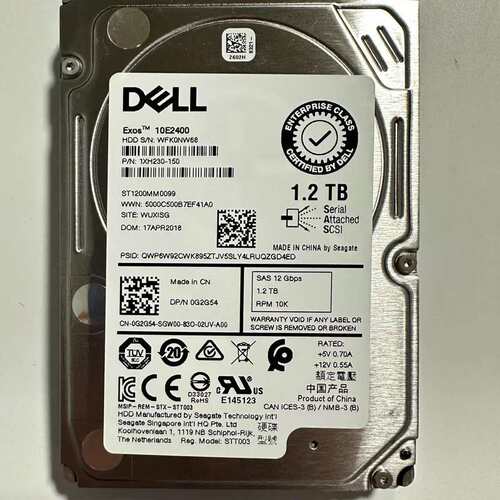 DELL 0G2G54 ST1200MM0099 1.2T--议价商品