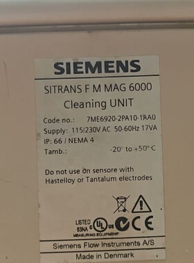 西门子变送器7ME6920-2PA10-1AA0，成色如图，--议价商品