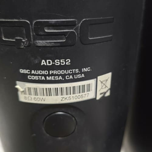 美国原装QSC型号AD-S52发烧监听音箱--议价商品