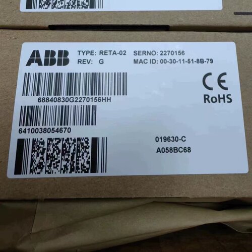 全新ABB通讯模块RETA-02，原装正品带包装，型号688--议价商品