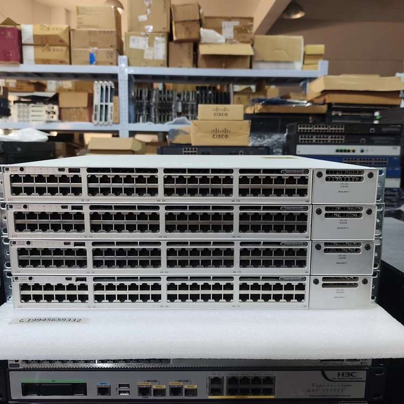 思科C9300-48U-E 48口千兆交换机,挡板挂耳齐全,--议价商品