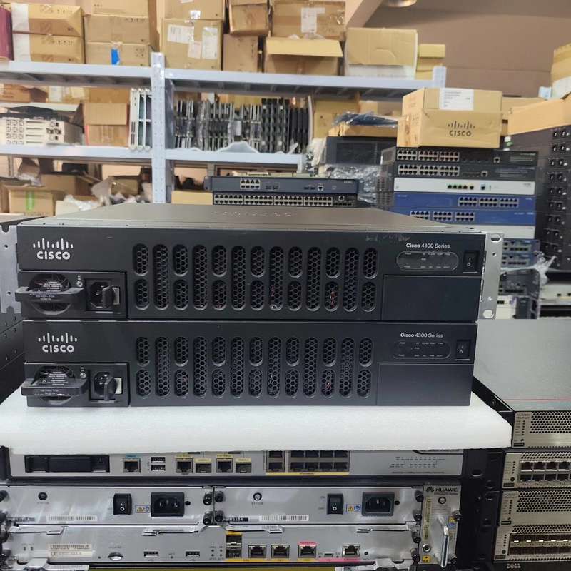 思科ISR4351/K9企业级路由器，挡板挂耳齐全，配置已清--议价商品