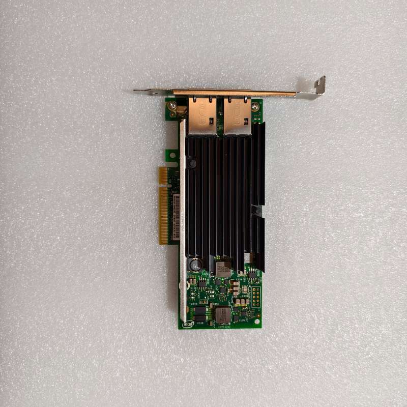 英特尔X540-T2双口万兆网卡 几乎全新--议价商品