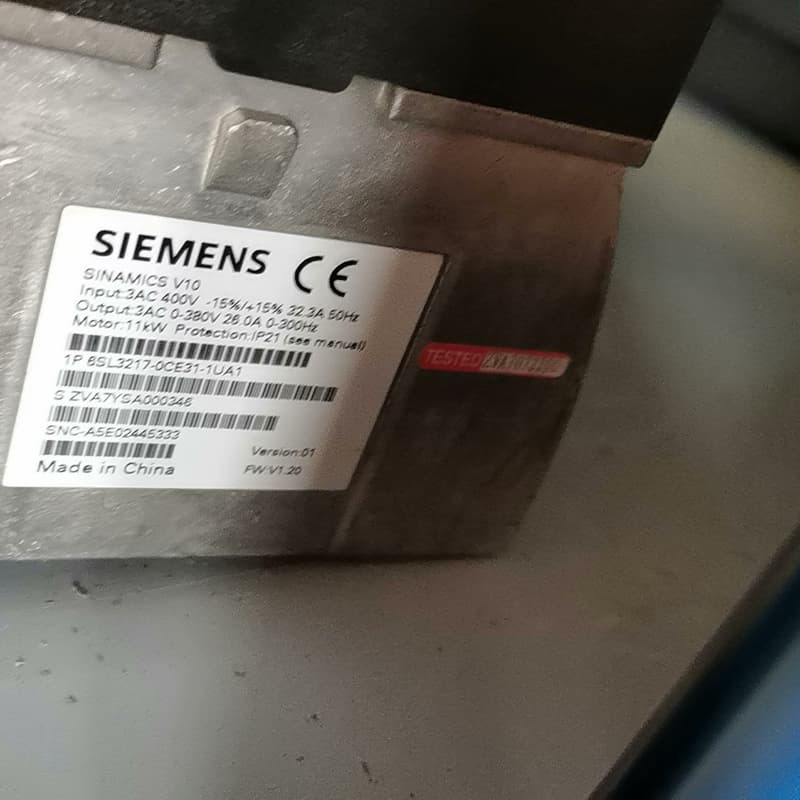 西门子变频器，SINAMICS V10 11KW拆机二手变频--议价商品