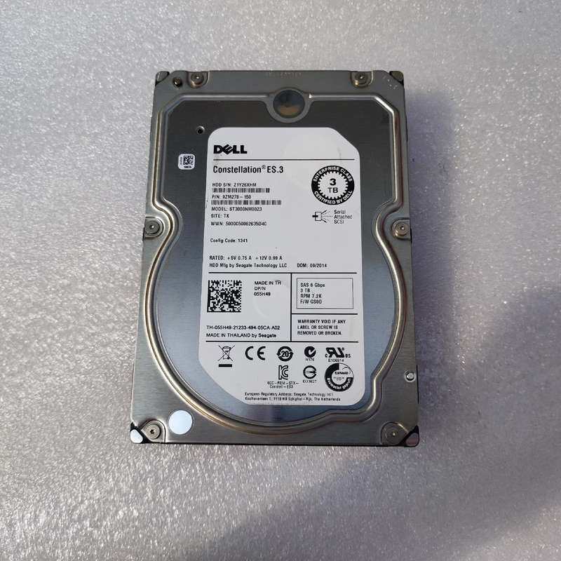戴尔3t sas服务器硬盘，现货2000多片，三个号一样价格--议价商品