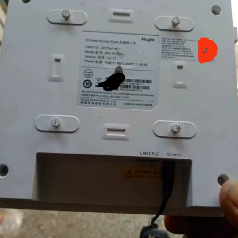 一台二手拆机锐捷RG-AP720-L,无线接入点吸顶式AP,--议价商品