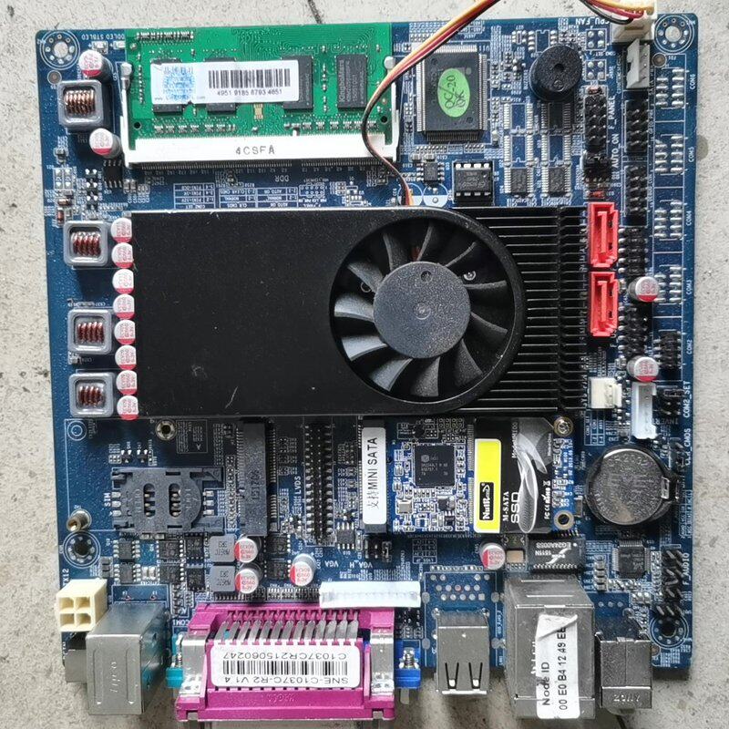 机拆机1037U拆机小主板 ,带打印口,详细功能不详,实--议价商品