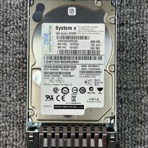 IBM 联想90Y8873 49Y2004 600G 1--议价商品