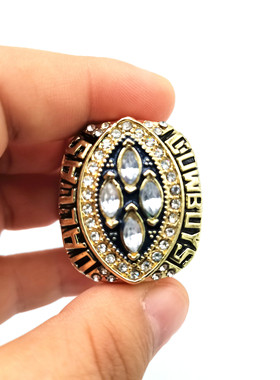 nfl超级碗配饰学生戒指