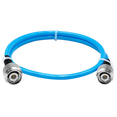 蓝色RG142镀银线TNC公转TNC公6G