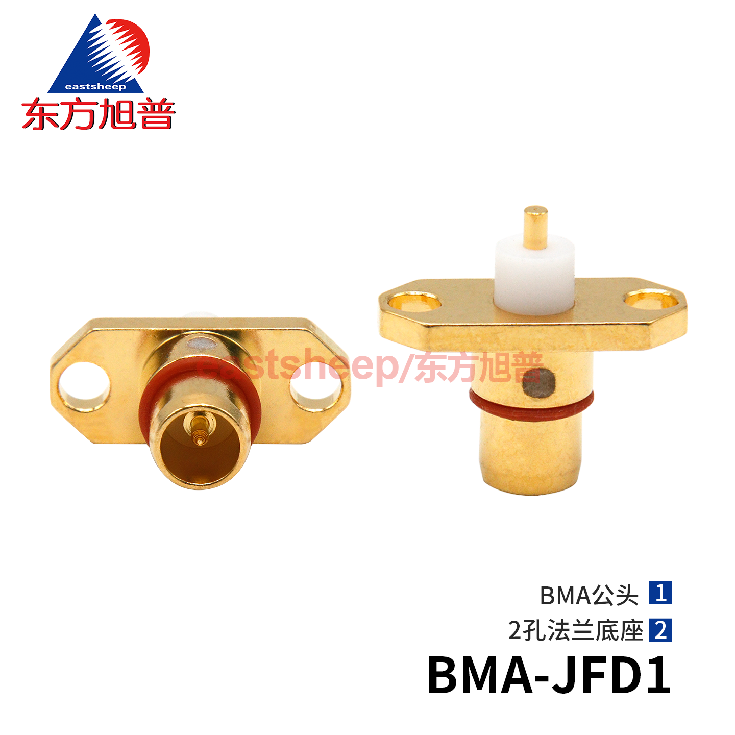 射频连接器BMA-JFD112孔法兰18G