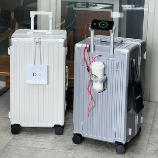 出国大容量行李箱女30寸28铝框拉杆箱结实耐用旅行箱密码皮箱子男