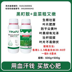 黑町靓+韭菜粗又嫩黑挺靓组合