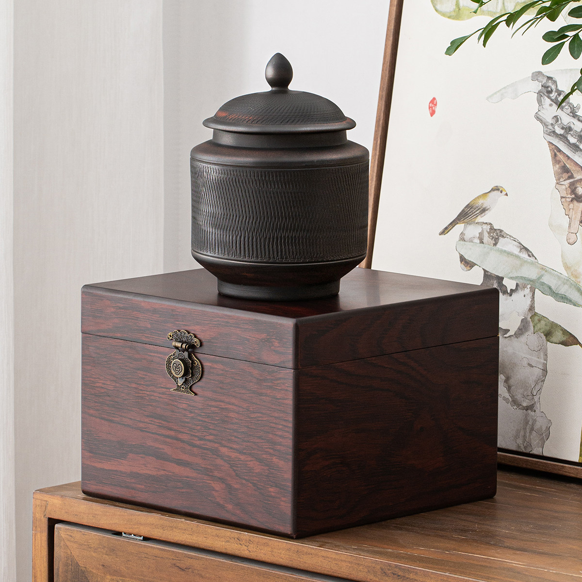 中式伴手礼木盒茶叶包装盒空礼盒装特级高档空盒子半斤装通用定制,餐饮具,茶叶罐,淘宝优惠券,粉丝福利购,淘宝优惠卷