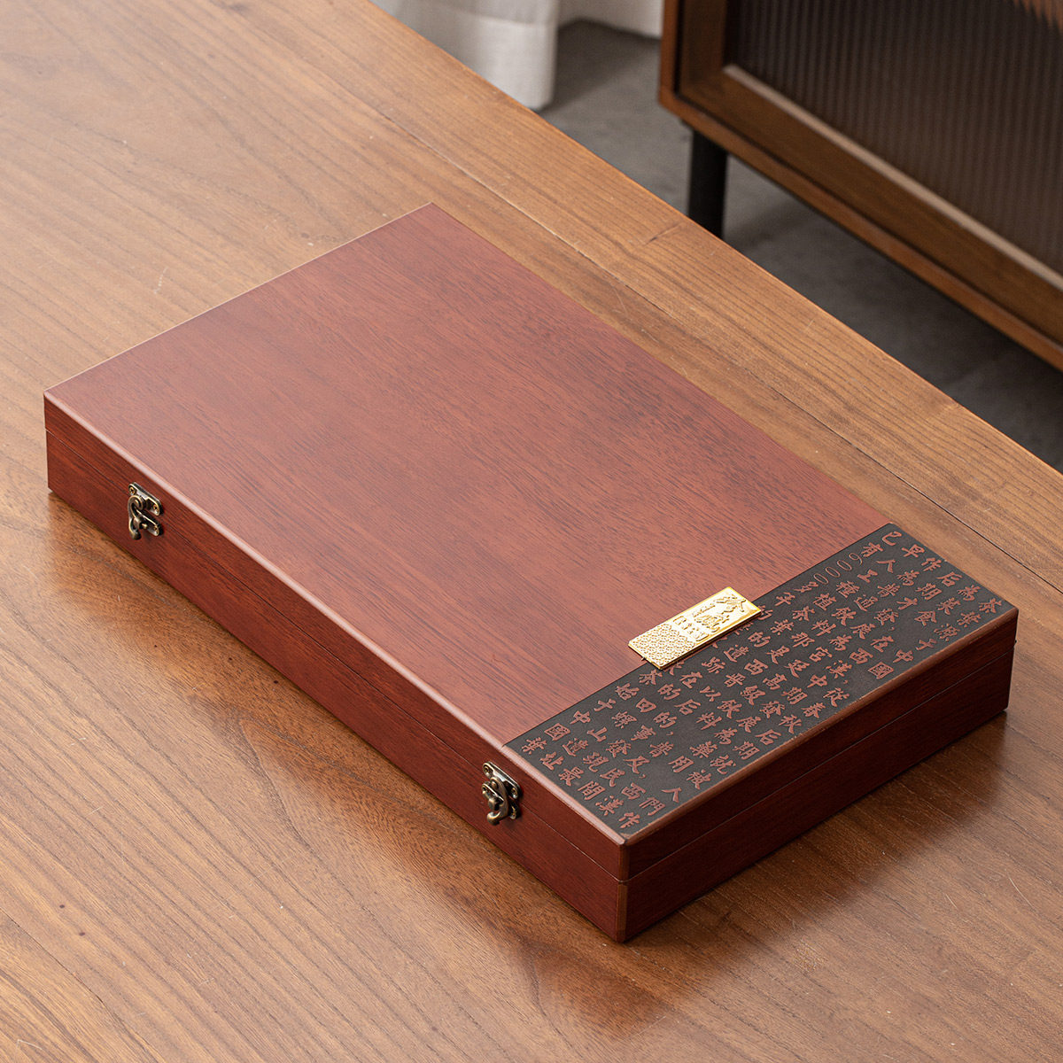 高档  357克普洱茶饼收纳盒 空礼盒  木盒 白茶饼包装盒带茶针