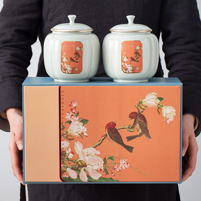 高档茶叶礼盒装空盒半斤装通用特级白茶红茶绿茶包装盒礼品盒定制