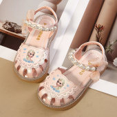 洋气公主鞋 小女孩软底儿童包头鞋 2026夏季 女宝童鞋 子 新款 女童凉鞋