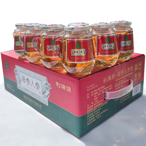 利满源42度海参人参酒150ml茶杯