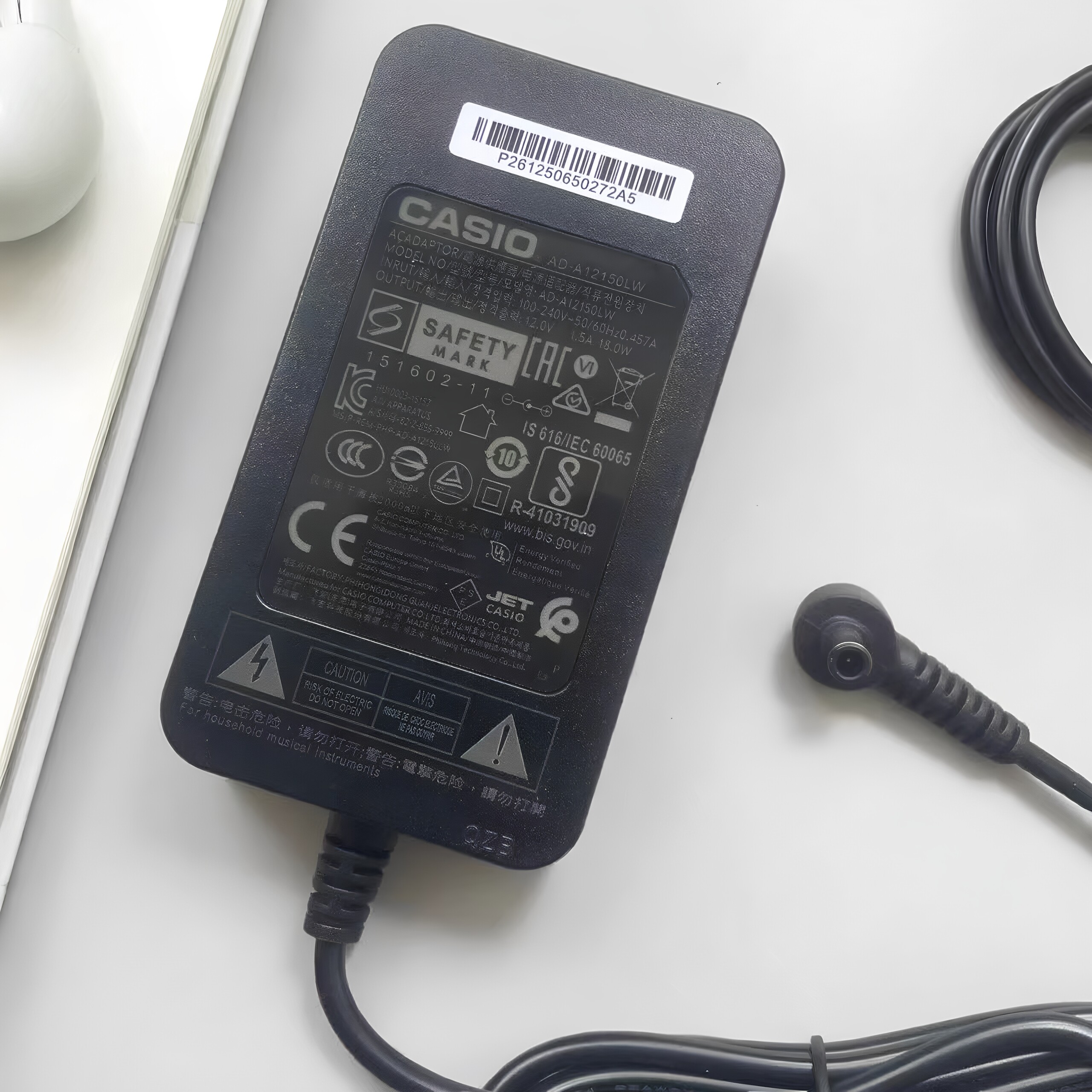 Casio电子钢琴A12150LW电源12V