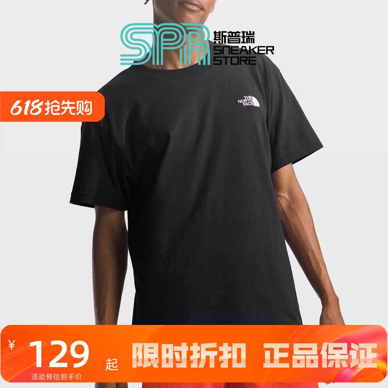 The North Face/北面T恤LOGO印花宽松休闲夏季薄短袖NF0A84GDJK3