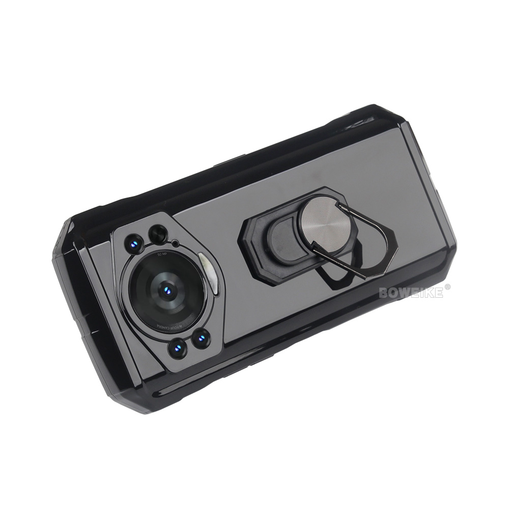 适用于Doogee道格S200手机壳支架软套硅胶Doogee S200保护壳全包边外壳男女创意道格S200保护套指环防摔