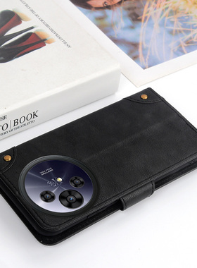 适用TCL 50 NxtPaper手机壳翻盖皮套商务TCL 50Pro NxtPaper保护壳防摔钱包款插卡男女外壳