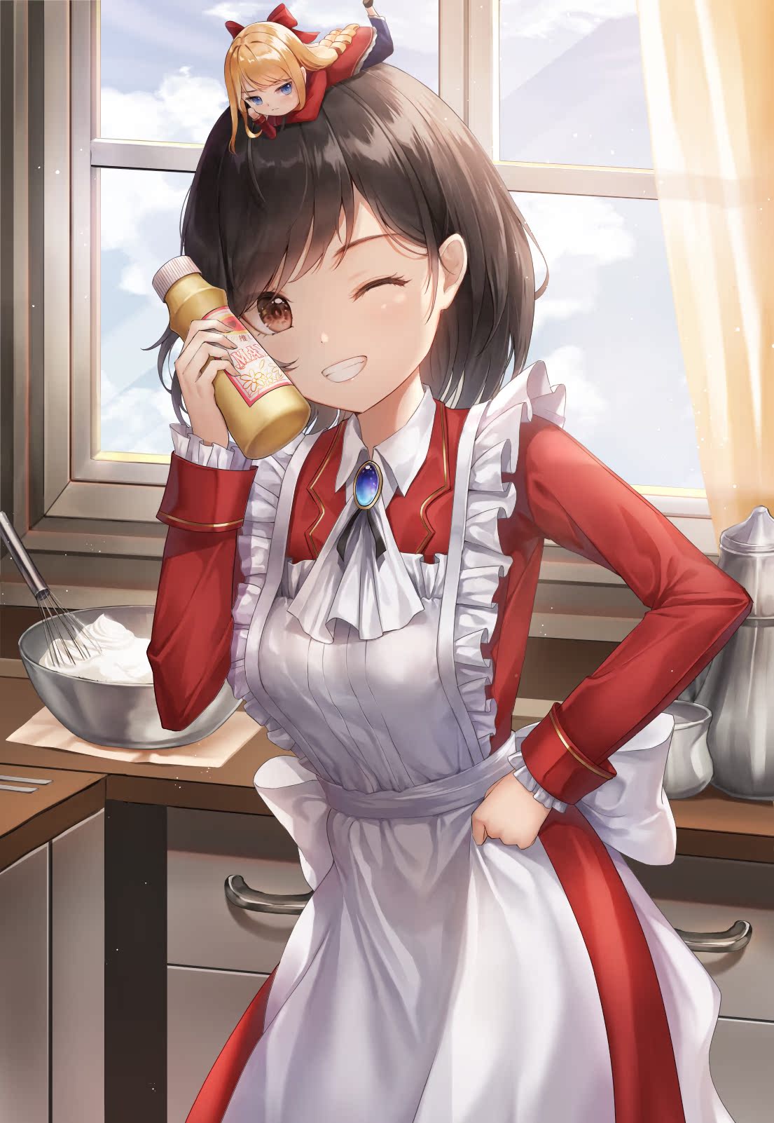 二次元动漫日韩漫画美女可爱萝莉清纯女仆插画设计