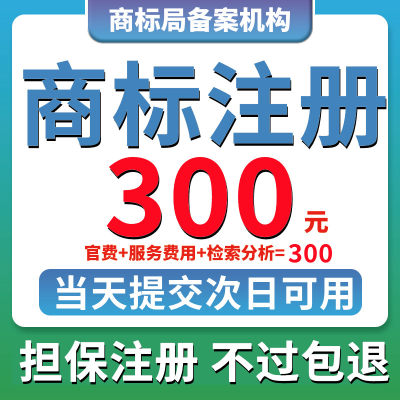 商标注册申请续展个人公司转让复审代理版权设计加急包受理通过