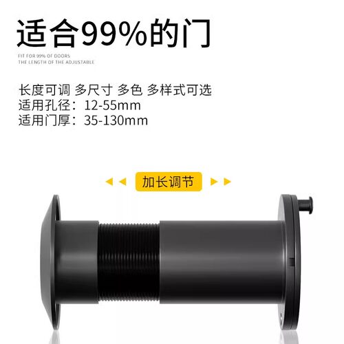 灰色宾馆民宿工程猫眼门镜