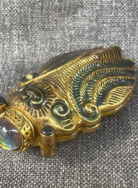 老式带勺鼻烟壶古董怀旧鼻烟具配饰用品古典鼻壶瓶子把玩畅销知了