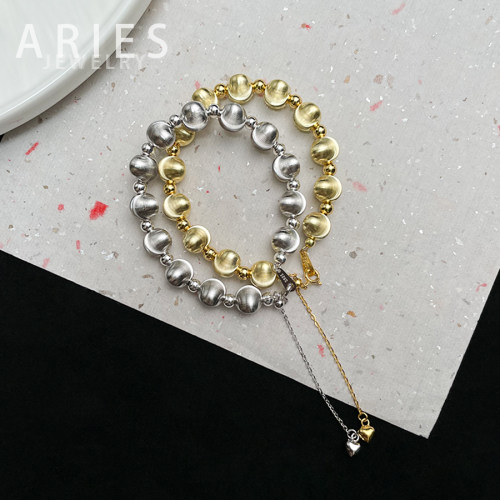 女S925纯银小众高级猫眼拉丝手链