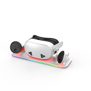 Meta Quest 3S无线磁吸快充底座带RGB Meta 3S头戴手柄快充充电座