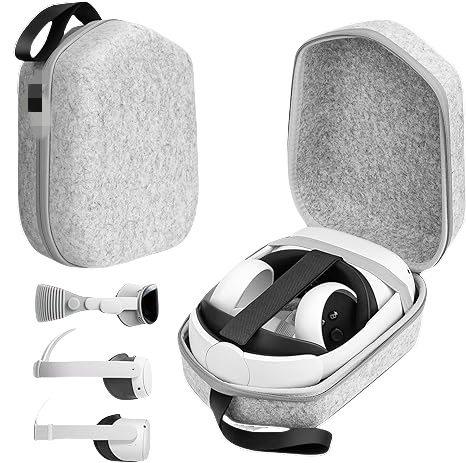 适用Quest 2 Quest 3 Vision Pro一体机收纳包VR眼镜手提收纳包