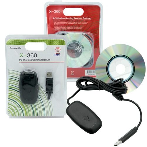 XBOX360接收器PC蓝牙适配器 XBOX360无线手柄接收器支持Windows