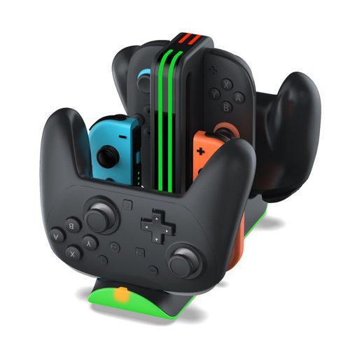 Switch2/Switch手柄通用充电座充NSPRO/PRO2游戏手柄RGB充电座