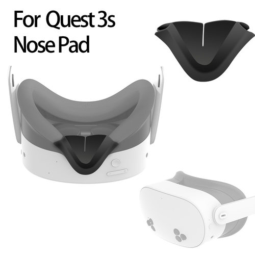 适用meta quest3s一体机防漏光鼻子鼻垫面罩硅胶挡光鼻垫防漏光