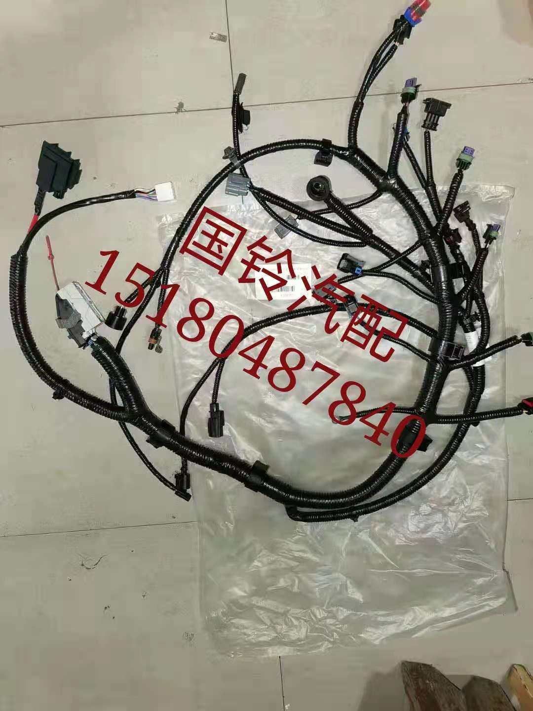 江铃陆风x5x8发动机控制线束 发动机线束 发动线束 喷油器线 正厂图片