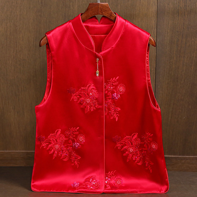 新中式马甲唐装汉服旗袍外搭开衫