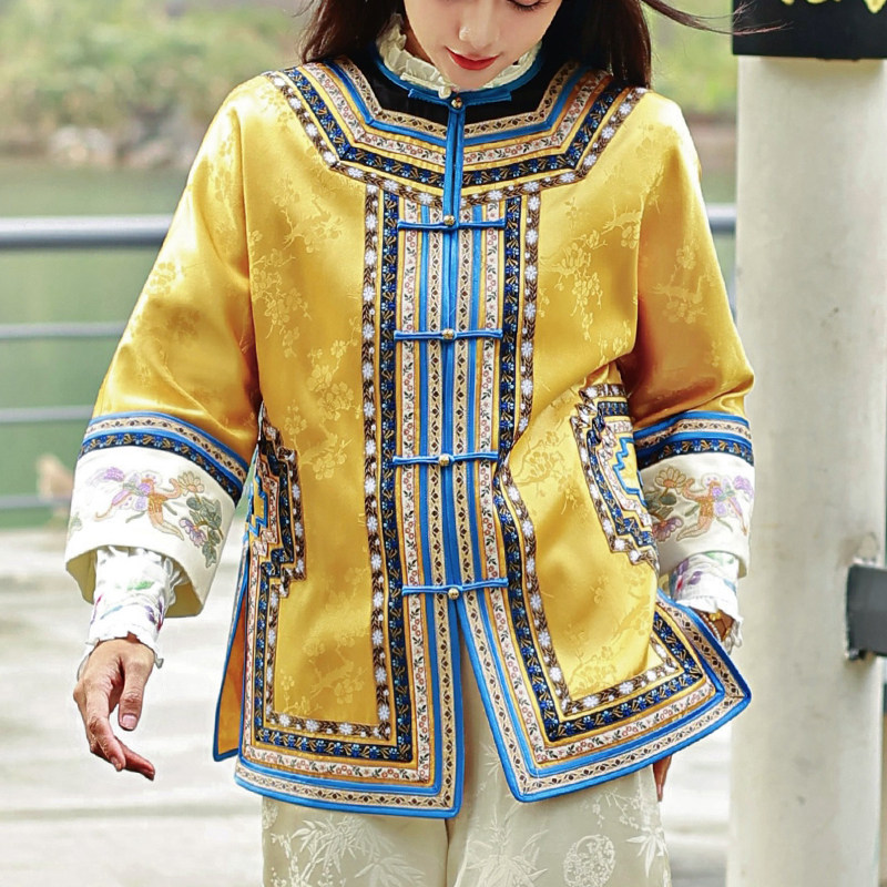 绣花唐装上衣汉服女国风中式外套