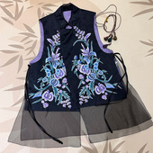 女士改良汉服盘扣坎肩无袖 唐装 上衣高级感 国风马甲2026新款 新中式